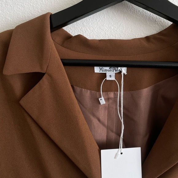 NWT Mirror Palais Brown Sport Coat in Toffee - Picture 3 of 4